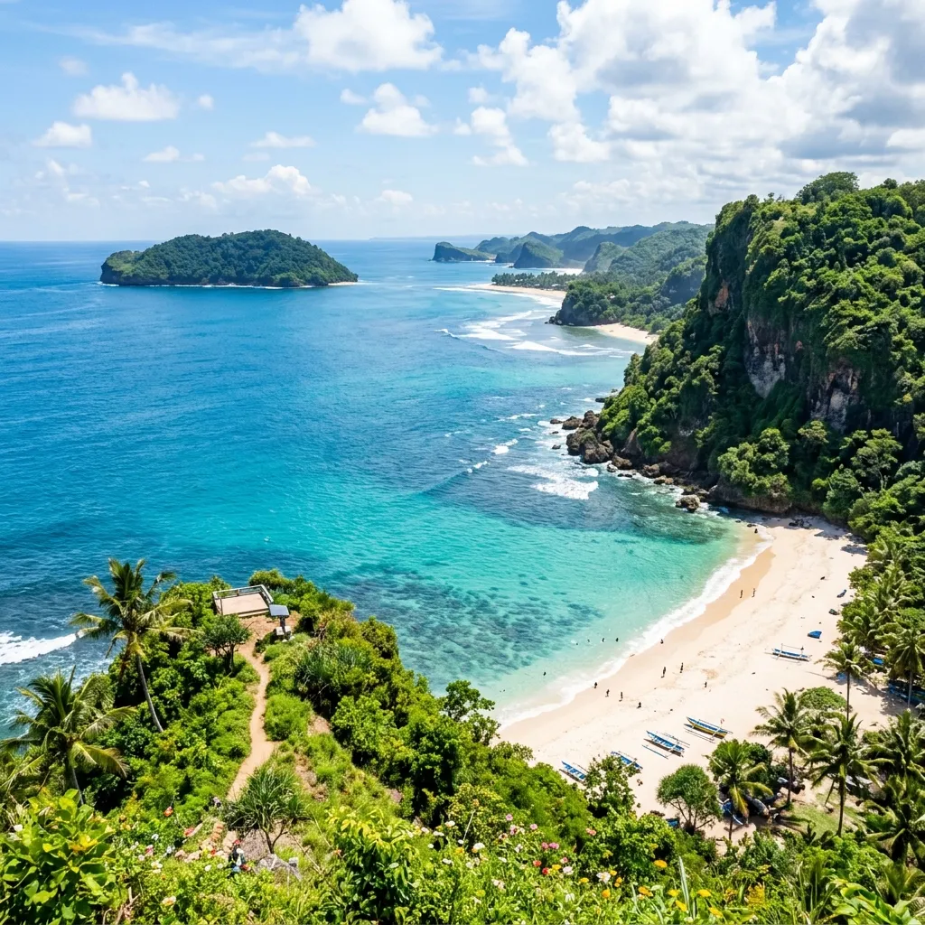 Rekomendasi pantai terbaik dengan pemandangan menakjubkan di Malang Selatan
