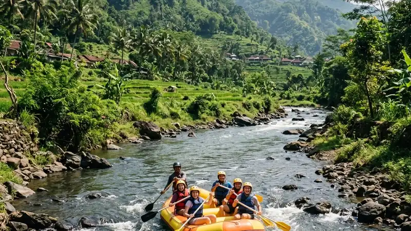 Rute dan Lokasi Rafting Kasembon di Kali Konto