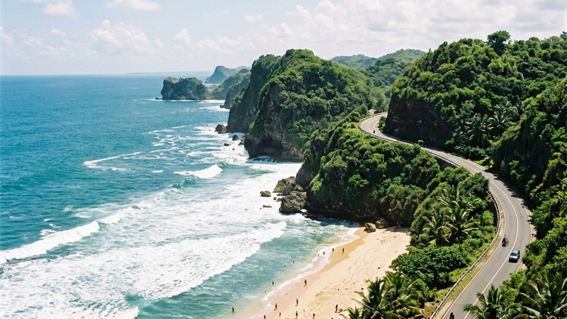 Rute dan Biaya Perjalanan ke Pantai Malang Selatan